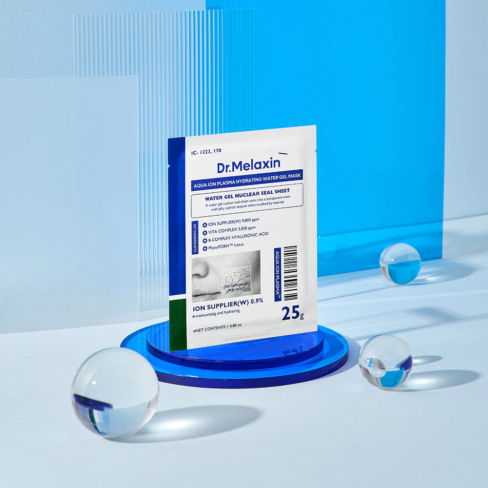 Aqua Ion Plasma Hydrating Water Gel 5 Masks Pack - Image 3