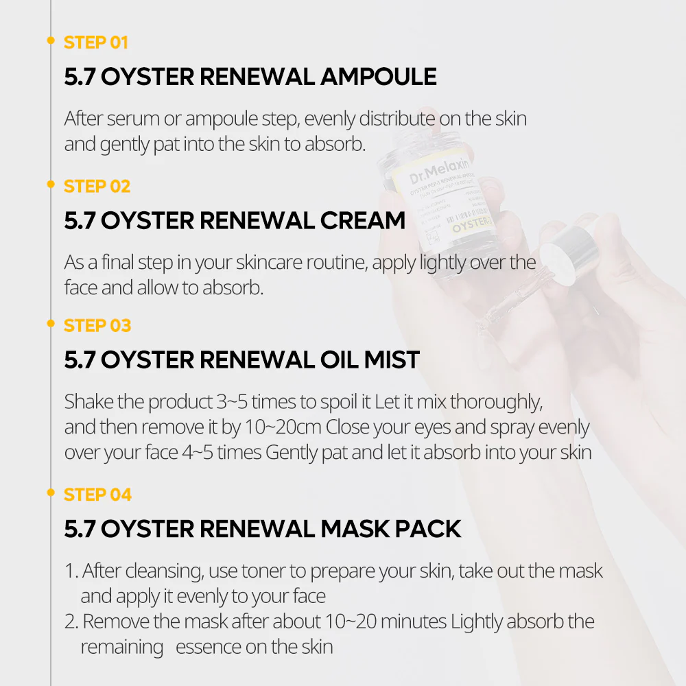 Oyster Pep-3 Renewal Anti-Aging Line - Image 8