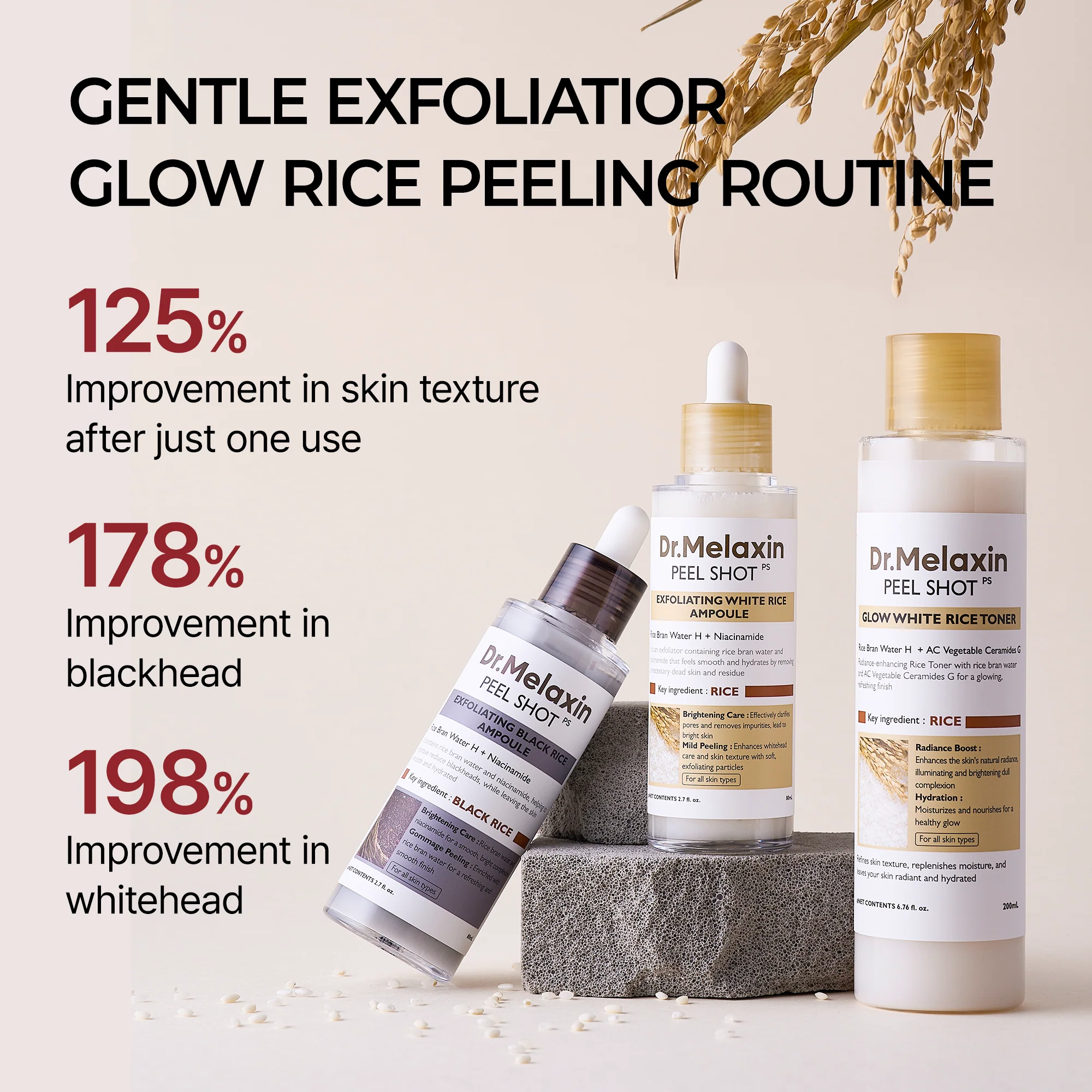 Peel Shot Glow Rice Ampoule Duo - Image 3