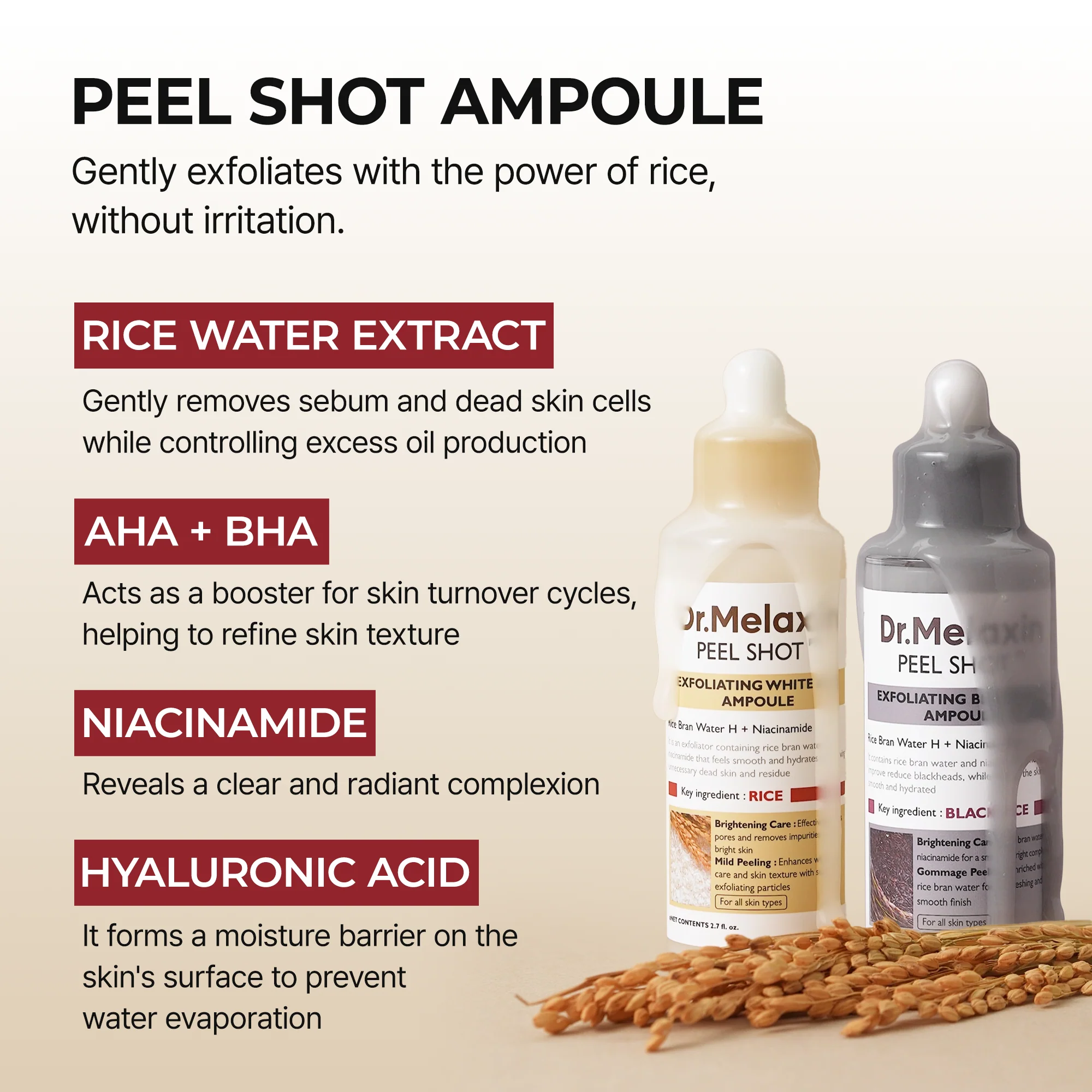 Peel Shot Glow Rice Ampoule Duo - Image 8