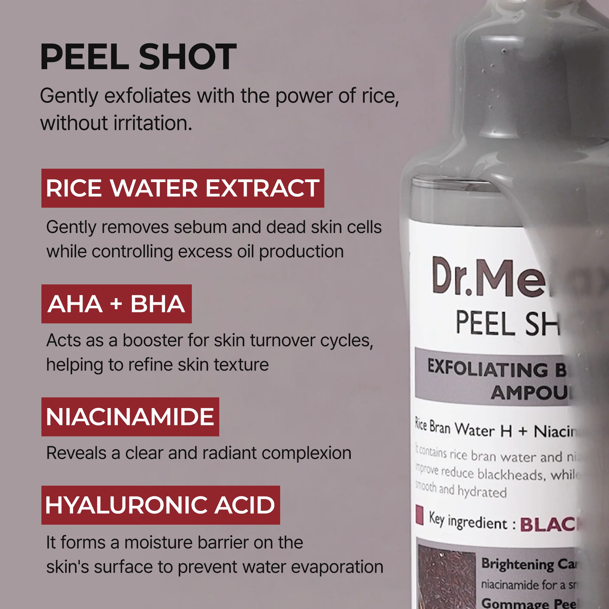 Peel Shot Glow Black Rice Ampoule - Image 9